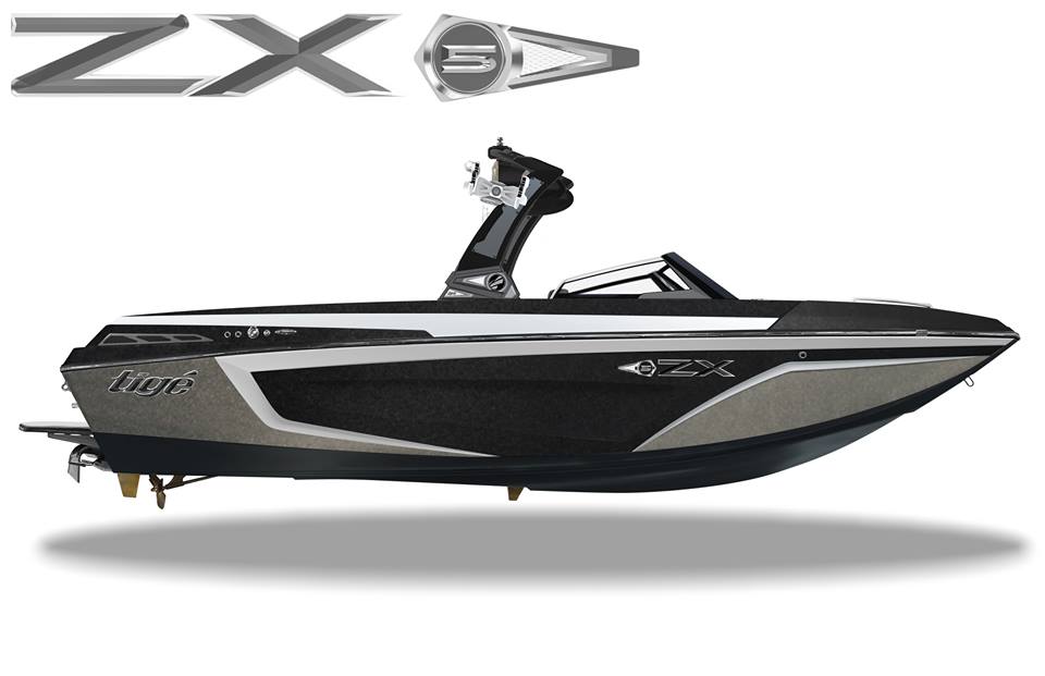 Вартинты окраски корпуса катера нового флагмана Tige Boats Tige ZX5